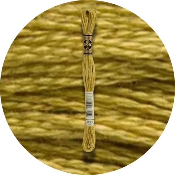 DMC Mouliné Spécial 25 Broderigarn, Ensfarvet, Røde/Gule/Orange nuancer